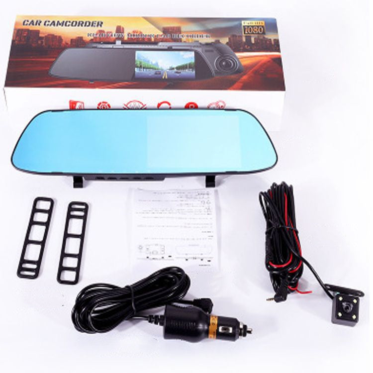 Rearview Mirror With Front Dash Cam