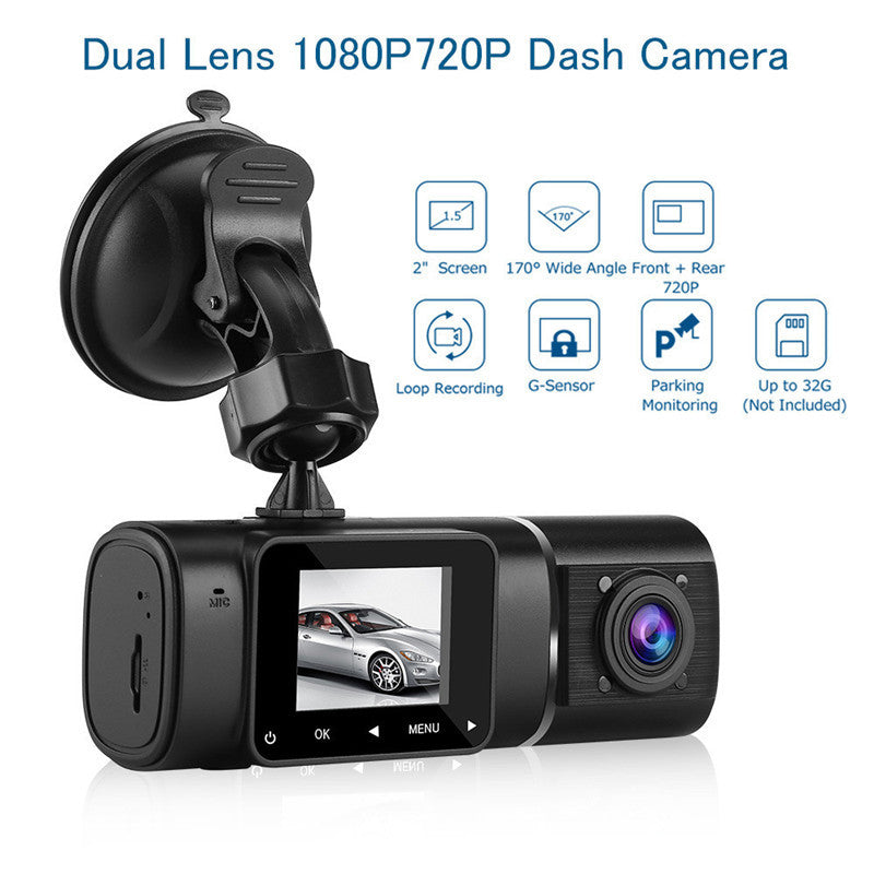 HD Dual Camera Dash Cam