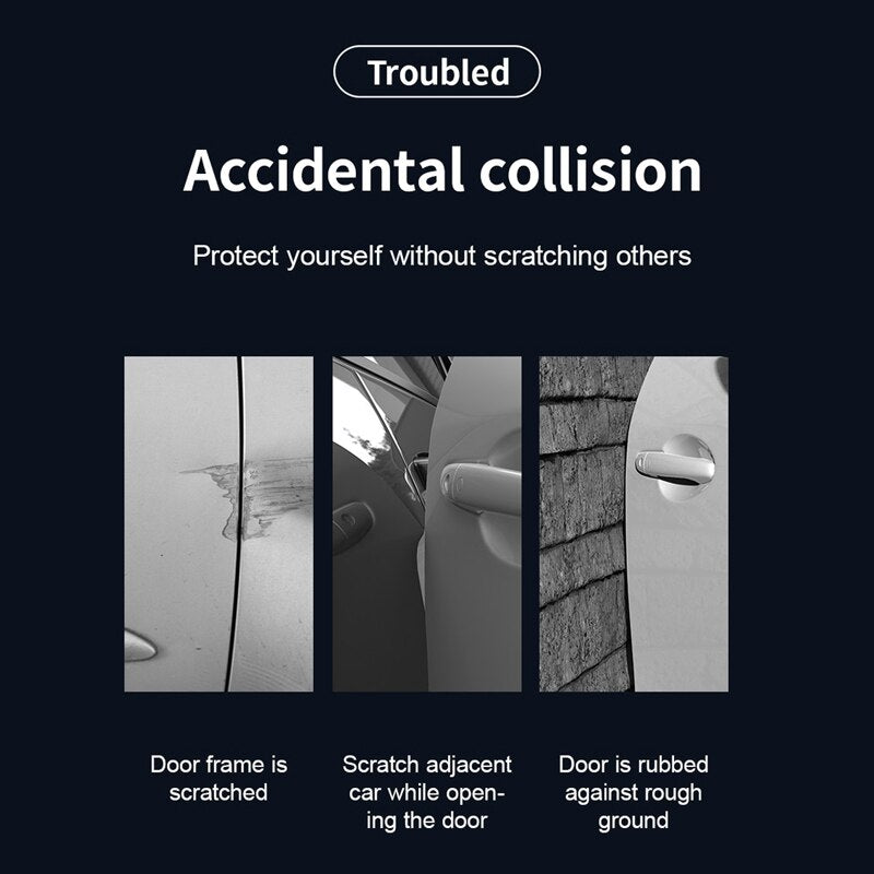 Car door anti-collision strip