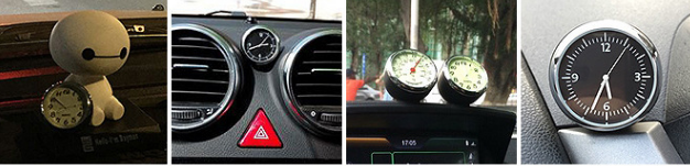 Luminous Car Clock OR Car Thermometer Clock