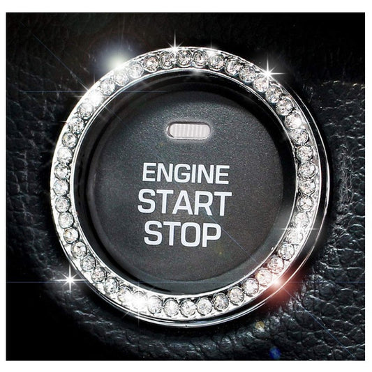 Car Ignition Start Decoration Ring Diamond