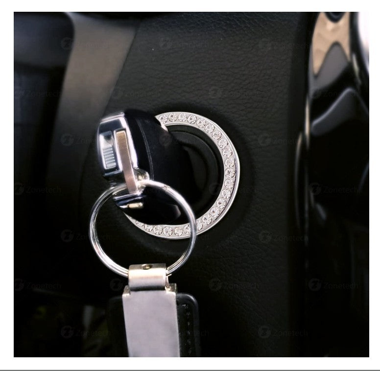 Car Ignition Start Decoration Ring Diamond