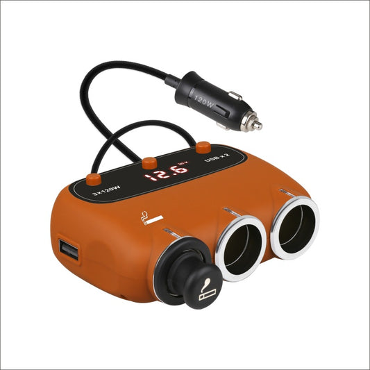 One To Three Car Cigarette Lighter Socket