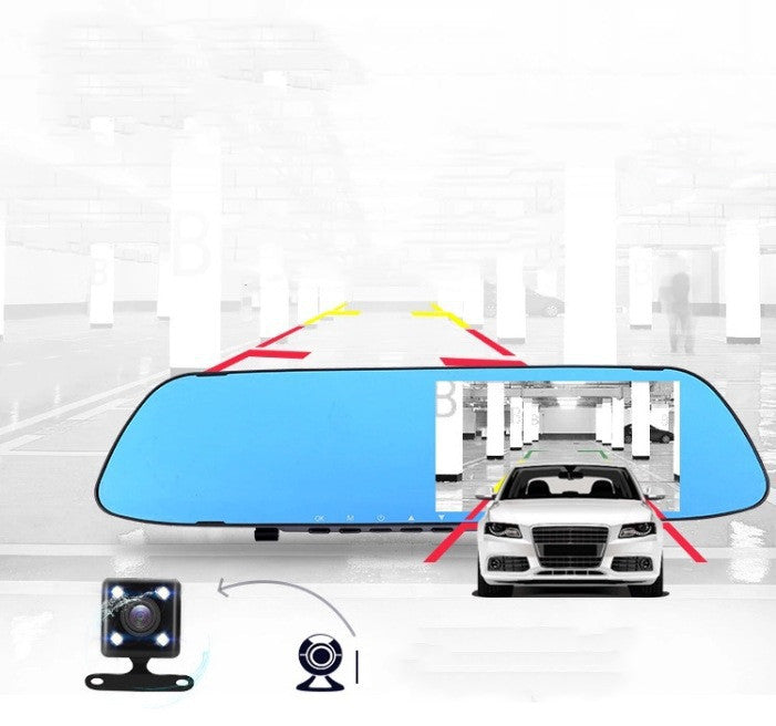 Rearview Mirror With Front Dash Cam