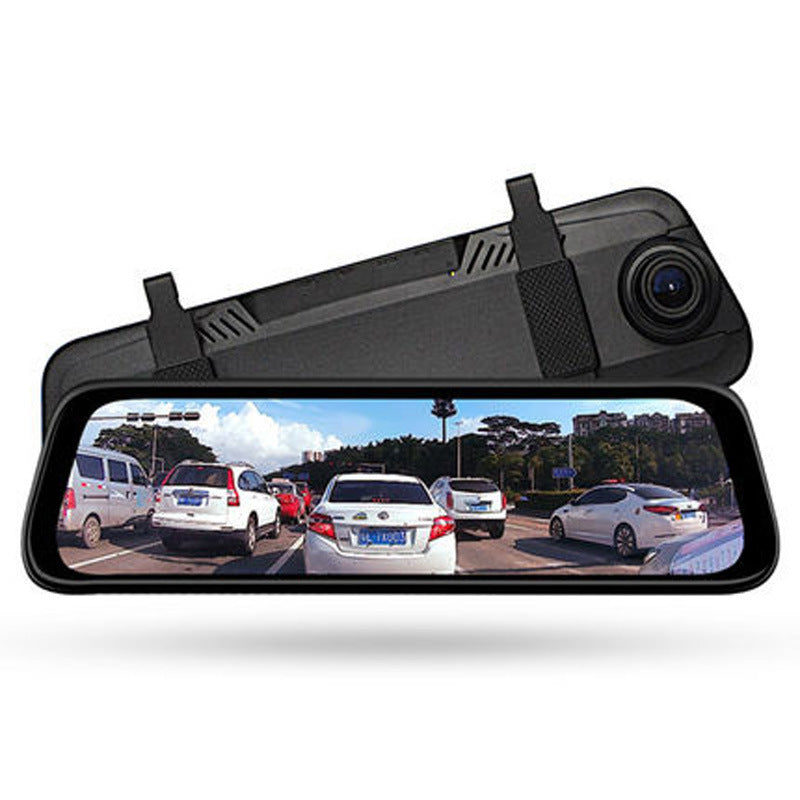 Streaming Dashcam HD Rearview Mirror Dual Lens Reversing Video