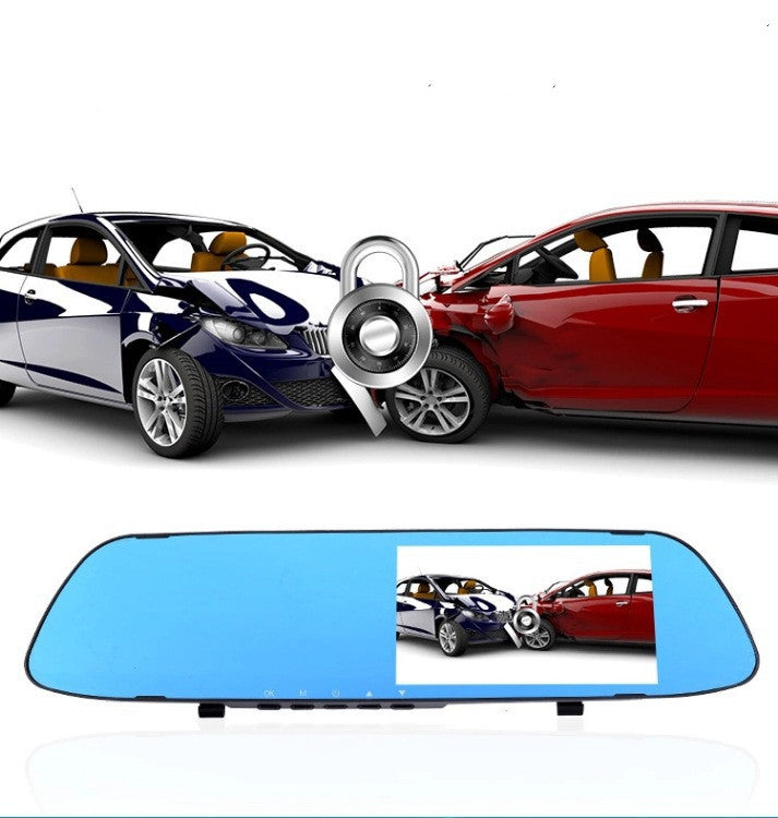 Rearview Mirror With Front Dash Cam