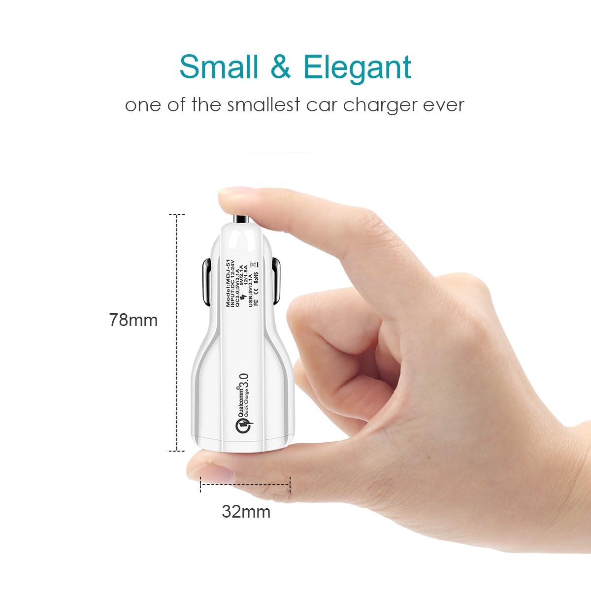 Dual USB Car Fast Charger